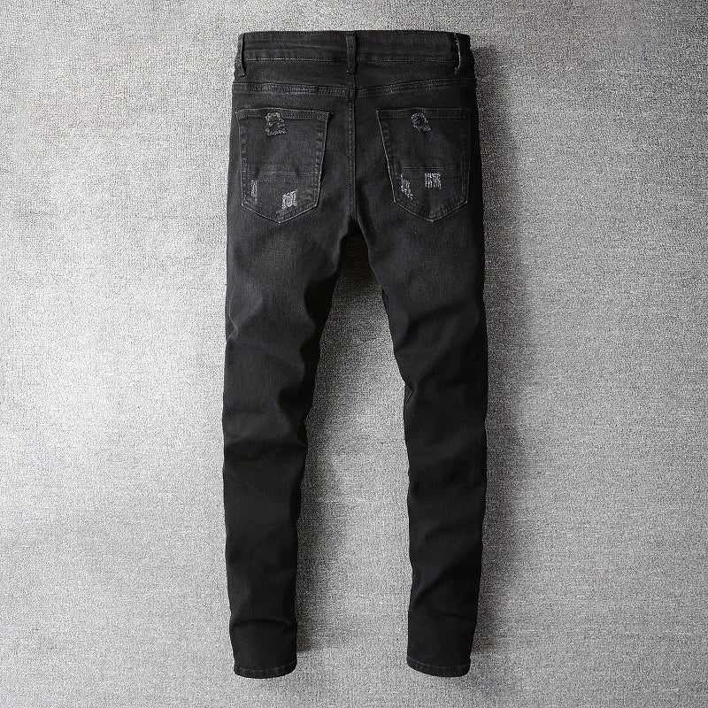 Black Bandana Jeans