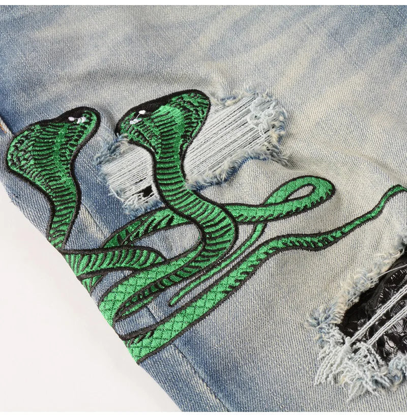 Green Snake Jeans