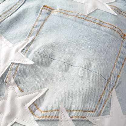 White Stars Jeans