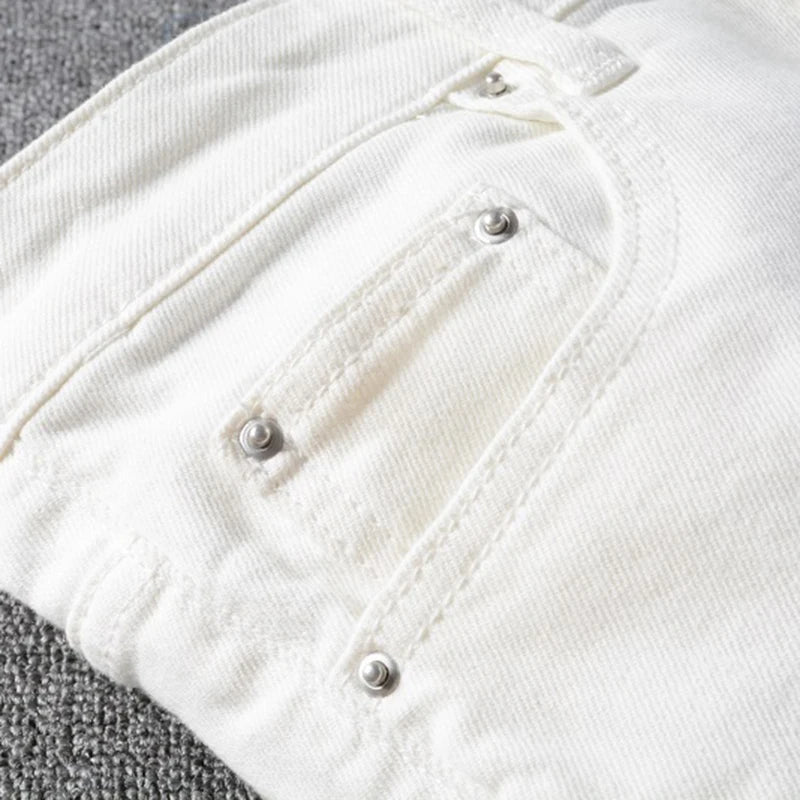 Clean White Jeans