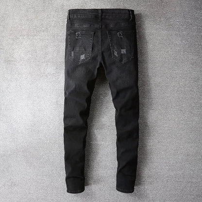 Black Bandana Jeans