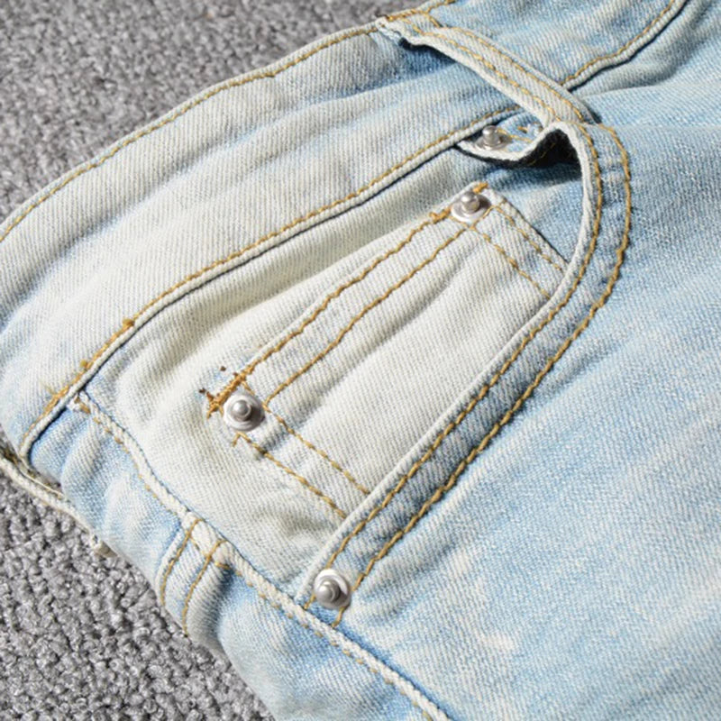Pink Flowers Jeans