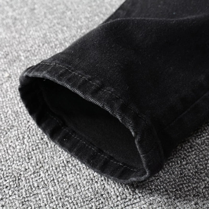 Black Bandana Jeans