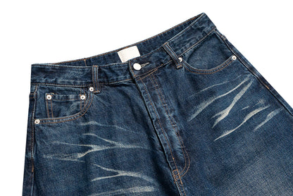 Distressed Core Denim