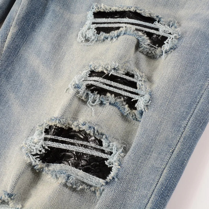 Green Snake Jeans