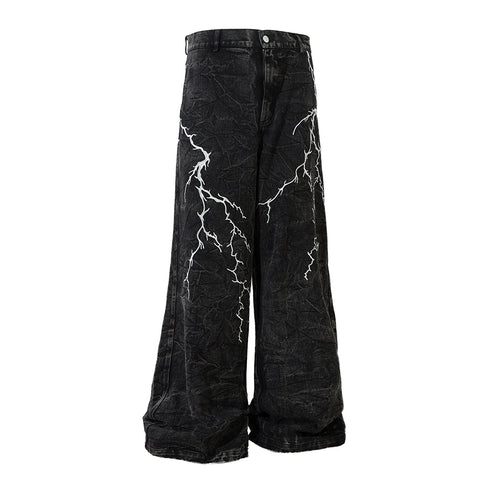 Static Lightning Denim