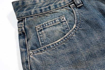 Washed Drift Baggy Jeans