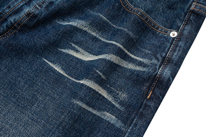 Distressed Core Denim