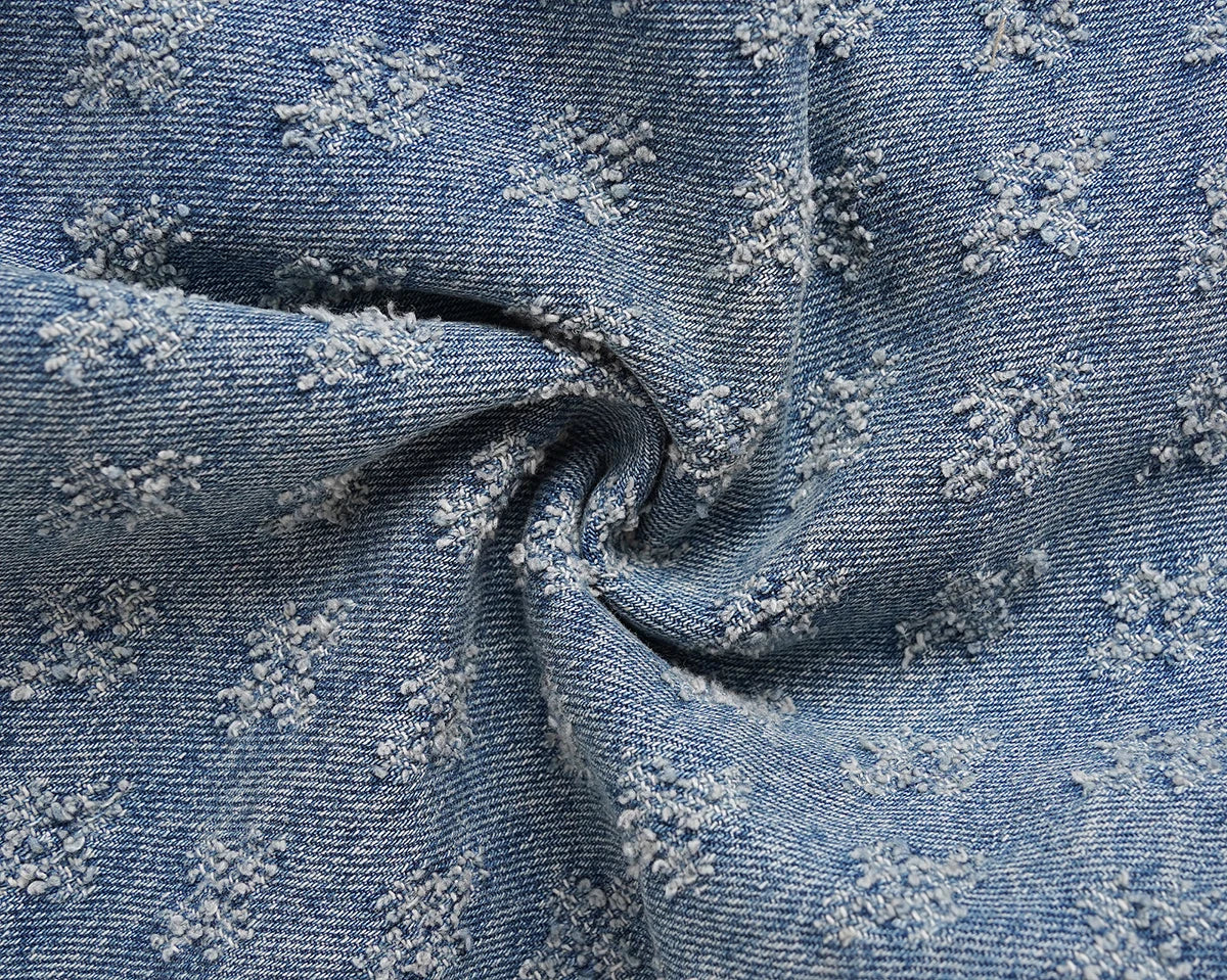 Monogram Fade Stacked Jeans