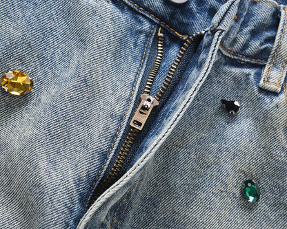 Crystal Wash Stack Jeans