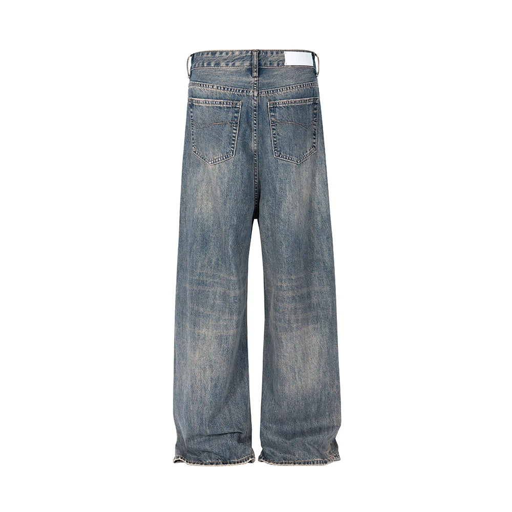 Washed Drift Baggy Jeans