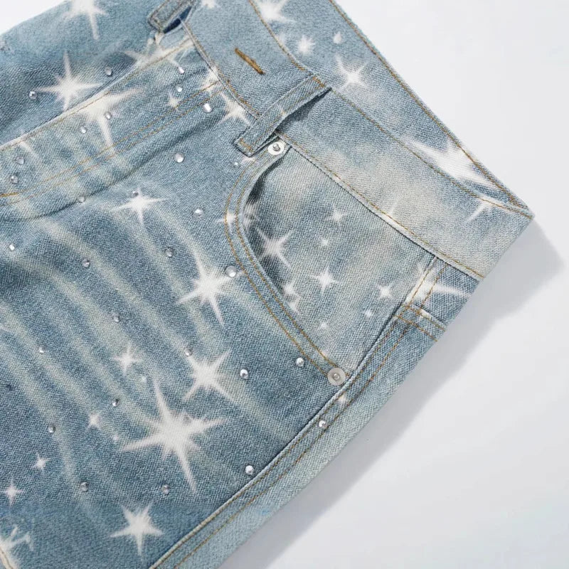 Starry Fade Baggy Jeans