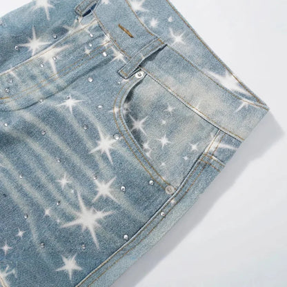 Starry Fade Baggy Jeans